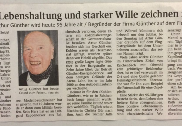 Positive Lebenshaltung und starker Wille zeichnen ihn aus.