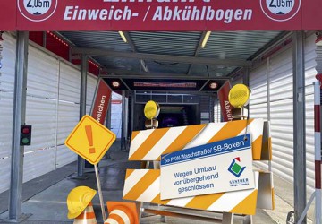 Ab dem 20.04. sind unsere PKW-Waschstraße und die SB-Waschboxen für 2 Wochen geschlossen.