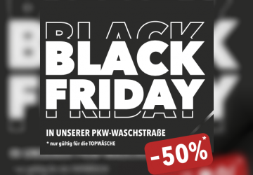 Unschlagbare Vorteile des Black Friday Angebots der Waschstraße Günther Energie und Service